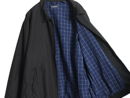 チャップス ラルフローレン スイングトップ ジャケット メンズ XL ポロ スムース 素材 ブルゾン フルジップ ワンポイント 大きいサイズ 黒
