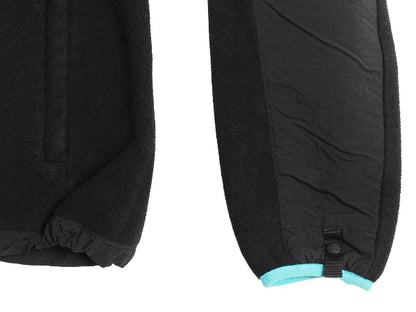 ノースフェイス デナリ ジャケット レディース S / アウトドア フリース ナイロン ジャンパー フルジップ ブルゾン ハイネック ブラック 青