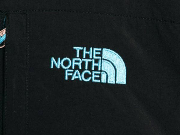 ノースフェイス デナリ ジャケット レディース S / アウトドア フリース ナイロン ジャンパー フルジップ ブルゾン ハイネック ブラック 青