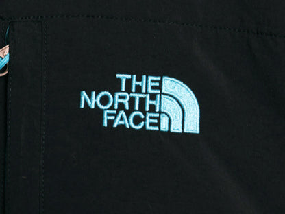 ノースフェイス デナリ ジャケット レディース S / アウトドア フリース ナイロン ジャンパー フルジップ ブルゾン ハイネック ブラック 青