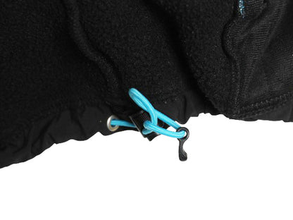 ノースフェイス デナリ ジャケット レディース S / アウトドア フリース ナイロン ジャンパー フルジップ ブルゾン ハイネック ブラック 青