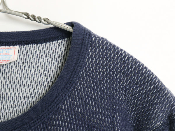 80s USA製 ジェーイーモーガン 長袖 サーマル Tシャツ メンズ 小さめ M / ヴィンテージ ロンT クルーネック アンダーシャツ ワッフル 無地