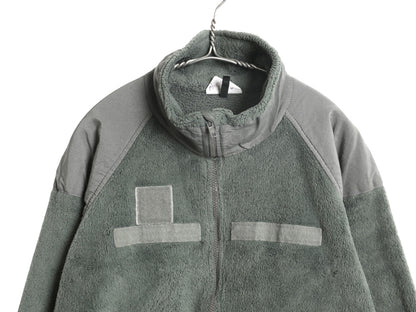 米軍実物 ECWCS GEN3 フルジップ フリース ジャケット XLARGE REGULAR ミリタリー アーミー 軍物 レベル3 大きいサイズ ブルゾン グリーン