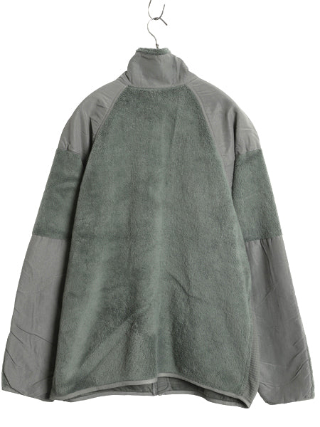 米軍実物 ECWCS GEN3 フルジップ フリース ジャケット XLARGE REGULAR ミリタリー アーミー 軍物 レベル3 大きいサイズ ブルゾン グリーン