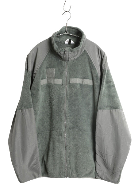 米軍実物 ECWCS GEN3 フルジップ フリース ジャケット XLARGE REGULAR ミリタリー アーミー 軍物 レベル3 大きいサイズ ブルゾン グリーン