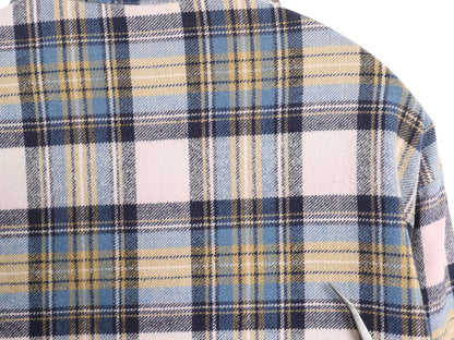 70s ビッグマック チェック ヘビー フランネル シャツ メンズ L ヴィンテージ JCペニー 100% コットン ネルシャツ 長袖シャツ マルチカラー