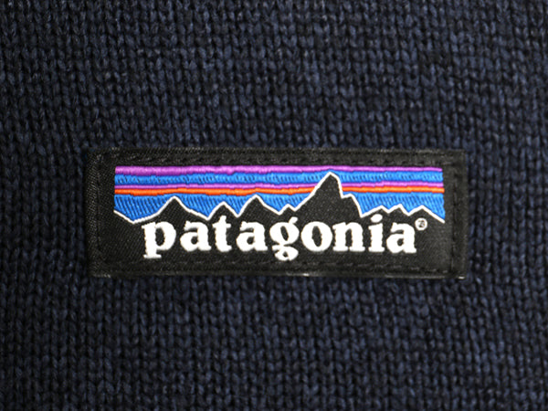 パタゴニア ベターセーター ベスト レディース M 古着 19年製 フリース セーター 前開き フルジップ アウトドア ハイネック 重ね着 企業 紺