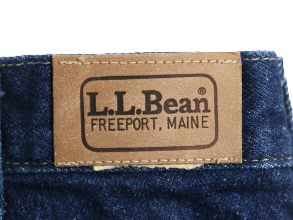 80s USA製 エルエルビーン LEE 別注 デニム パンツ メンズ 32 34 ヴィンテージ チェック フランネル ライナー付き ジーパン ジーンズ 濃紺