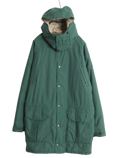 80s USA製 エルエルビーン メインワーデンズ パーカー メンズ L / 古着 ヴィンテージ ゴアテックス 中綿 ジャケット マウンテンパーカー 緑