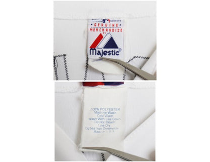 USA製 ブルワーズ ベースボール シャツ メンズ XL 程/ MLB オフィシャル マジェスティック 大リーグ ユニフォーム ゲームシャツ 半袖シャツ