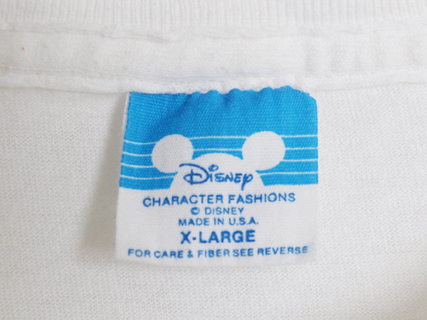 80s USA製 ミッキー プリント Tシャツ メンズ レディース XL ヴィンテージ ディズニー オフィシャル イラスト キャラクター 大きいサイズ