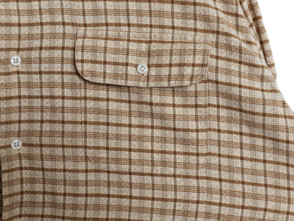 90s ポロ ラルフローレン 長袖 フランネル シャツ メンズ XL 古着 オールド チェック ライトウェイト ネルシャツ 長袖シャツ 大きいサイズ
