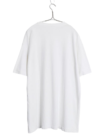 90s USA製 ジョーク イラスト プリント Tシャツ メンズ XL / オールド アート グラフィック キャラクター ヘビーウェイト 大きいサイズ 白