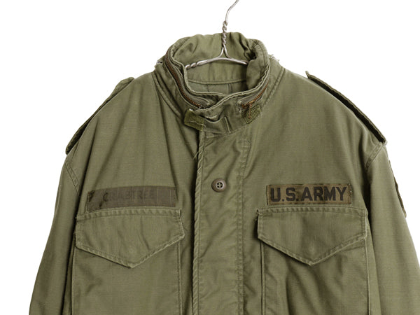 70s 米軍実物 US ARMY M-65 フィールド ジャケット SMALL REGULAR / 78年製 ヴィンテージ ミリタリー 軍物 3rd ブラス ブルゾン ジャンパー