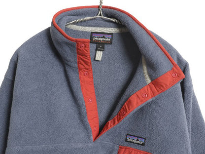 パタゴニア ライトウェイト シンチラ スナップT メンズ M 古着 18年製 アウトドア フリース プルオーバー ジャケット ブルゾン ハイネック