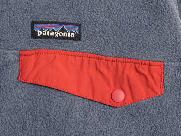 パタゴニア ライトウェイト シンチラ スナップT メンズ M 古着 18年製 アウトドア フリース プルオーバー ジャケット ブルゾン ハイネック