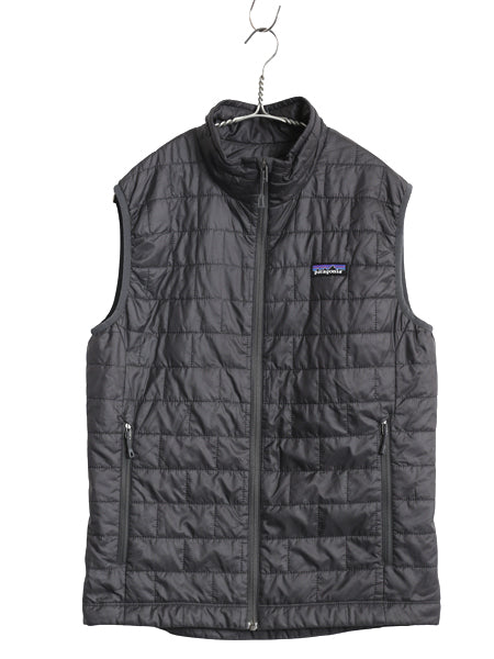 パタゴニア ナノ パフ ベスト メンズ S / 古着 16年製 中綿 ナイロン キルティング フルジップ 重ね着 前開き パッカブル シンプル グレー