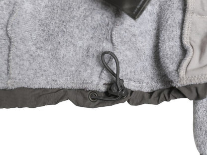 ノースフェイス デナリ ジャケット レディース L アウトドア フリース ナイロン フルジップ ブルゾン ハイネック アウター 2トーン 灰 濃灰