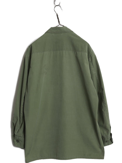 60s ★ 米軍実物 US ARMY 3rd ジャングルファティーグ ジャケット MEDIUM SHORT ヴィンテージ ミリタリー ノンリップ スコードロン パッチ