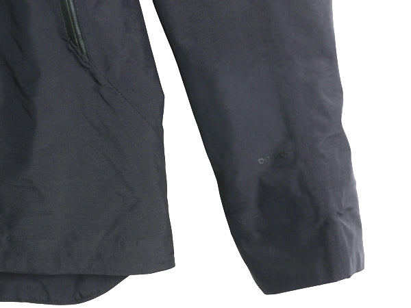 ノースフェイス DRYVENT 中綿 ナイロン ジャケット メンズ M 古着 マウンテンパーカー ジャンパー サーモボール フルジップ 収納 フード 黒