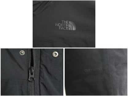 ノースフェイス DRYVENT 中綿 ナイロン ジャケット メンズ M 古着 マウンテンパーカー ジャンパー サーモボール フルジップ 収納 フード 黒