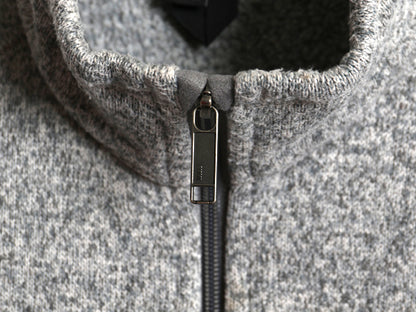 パタゴニア ベターセーター ベスト メンズ М / 古着 フリース セーター 前開き フルジップ アウトドア ハイネック 重ね着 霜降り グレー