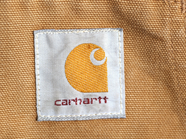 US企画 90s USA製 カーハート アクティブ ジャケット メンズ XL オールド ダック パーカー メッシュ ライナー フルジップ 大きいサイズ 茶