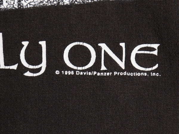 90s ★ ハイランダー ムービー ロゴ プリント Tシャツ メンズ XXL / オールド オフィシャル 当時物 映画 剣 刀 イラスト グラフィック 黒