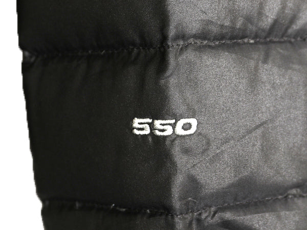 US企画 ノースフェイス ナイロン ダウン ジャケット レディース L / アウトドア 550 フィル ハイネック ブルゾン フルジップ キルティング