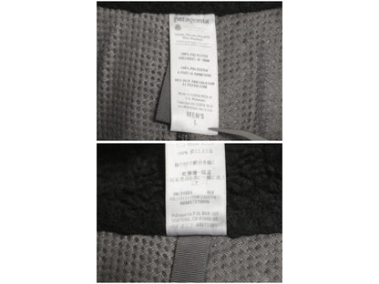 パタゴニア クラシック レトロX フリース ベスト メンズ L 古着 11年製 アウトドア パイル フルジップ ハイネック 重ね着 前開き ブラック