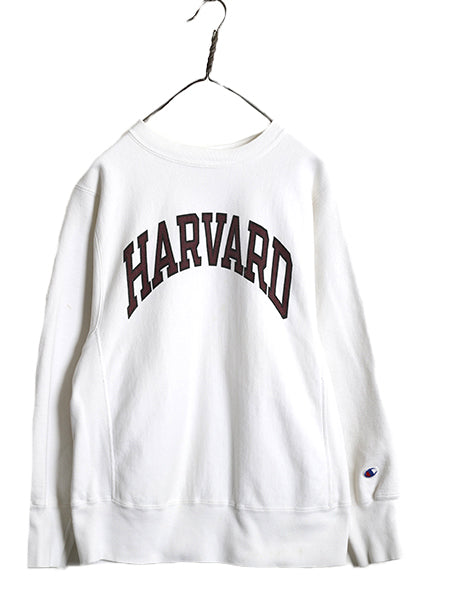 80s USA製 ★ チャンピオン リバースウィーブ ハーバード 染込み プリント スウェット メンズ M ヴィンテージ トレーナー 裏起毛 カレッジ