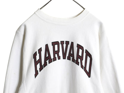 80s USA製 ★ チャンピオン リバースウィーブ ハーバード 染込み プリント スウェット メンズ M ヴィンテージ トレーナー 裏起毛 カレッジ