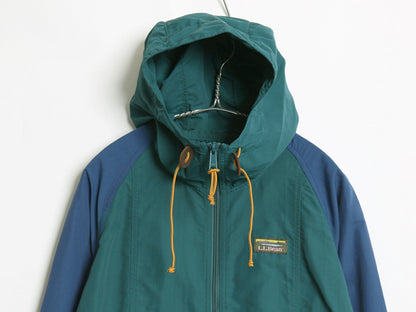 エルエルビーン ナイロン アノラック パーカー ジャケット レディース M / 古着 プルオーバー ハーフジップ マンパ ハイネック パッカブル