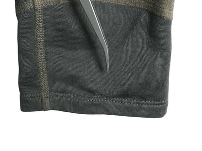 ノースフェイス ハーフジップ フリース 長袖 Tシャツ メンズ XXL / アウトドア ロンT ストレッチ ハイネック 大きいサイズ ツートン 薄手