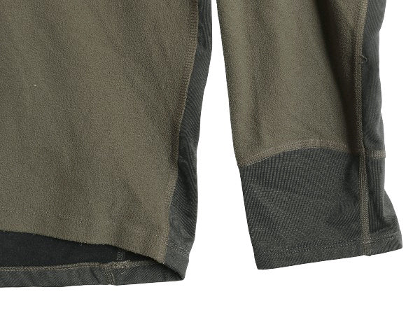 ノースフェイス ハーフジップ フリース 長袖 Tシャツ メンズ XXL / アウトドア ロンT ストレッチ ハイネック 大きいサイズ ツートン 薄手