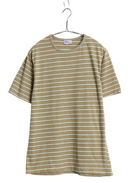 デッドストック 80s ボーダー 半袖 Tシャツ メンズ M 小さめ S / 新品 ヴィンテージ カットソー シングルステッチ マルチカラー カジュアル