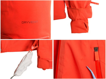 US企画 ノースフェイス DryVent 中綿 マウンテンパーカー ジャケット レディース XS / ストレッチ ナイロン マンパ フルジップ ジャンパー