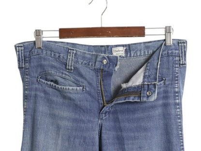 70s USA製 ★ MADEWELL デニム セーラー パンツ 実寸 34 31 程/ ヴィンテージ ワイド フレア ブーツカット ジーパン ジーンズ ワーク TALON