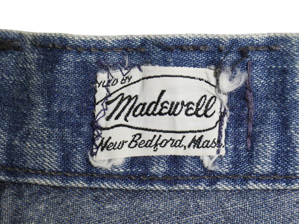 70s USA製 ★ MADEWELL デニム セーラー パンツ 実寸 34 31 程/ ヴィンテージ ワイド フレア ブーツカット ジーパン ジーンズ ワーク TALON