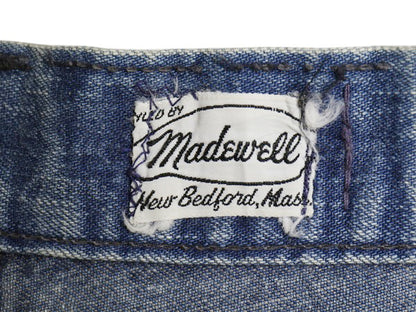 70s USA製 ★ MADEWELL デニム セーラー パンツ 実寸 34 31 程/ ヴィンテージ ワイド フレア ブーツカット ジーパン ジーンズ ワーク TALON