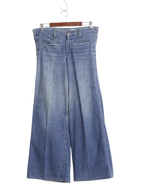 70s USA製 ★ MADEWELL デニム セーラー パンツ 実寸 34 31 程/ ヴィンテージ ワイド フレア ブーツカット ジーパン ジーンズ ワーク TALON