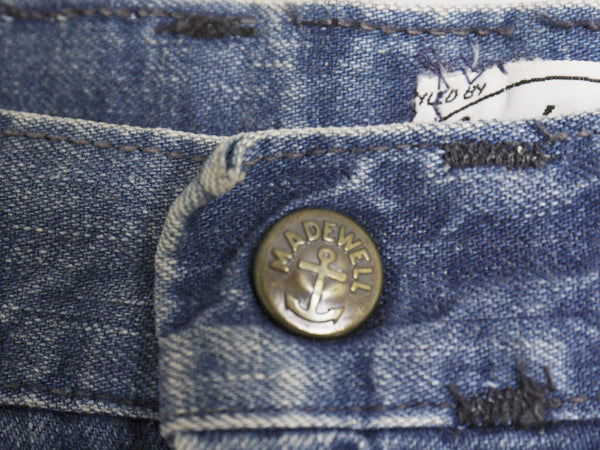 70s USA製 ★ MADEWELL デニム セーラー パンツ 実寸 34 31 程/ ヴィンテージ ワイド フレア ブーツカット ジーパン ジーンズ ワーク TALON
