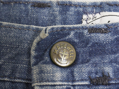70s USA製 ★ MADEWELL デニム セーラー パンツ 実寸 34 31 程/ ヴィンテージ ワイド フレア ブーツカット ジーパン ジーンズ ワーク TALON