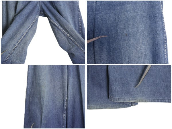 70s USA製 ★ MADEWELL デニム セーラー パンツ 実寸 34 31 程/ ヴィンテージ ワイド フレア ブーツカット ジーパン ジーンズ ワーク TALON