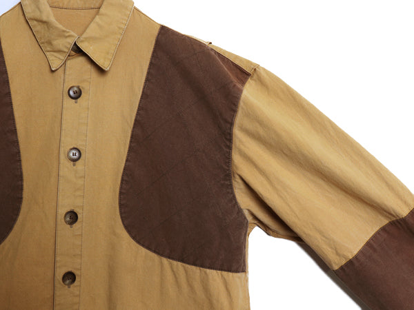 90s オービス ハンティング 長袖 シャツ メンズ M / 旧タグ オールド アウトドア シューティング フィールド コットン キャンバス ツートン