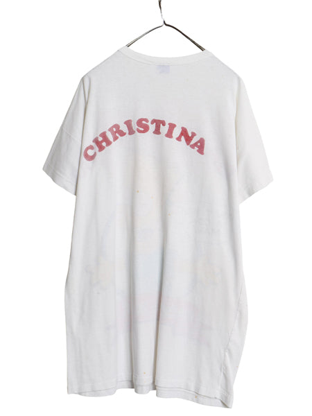  90s USA製 初期 シンプソンズ プリント Tシャツ メンズ レディース XXL 程 オールド オフィシャル キャラクター イラスト 大きいサイズ 白