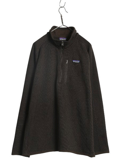 パタゴニア ベターセーター ハーフジップ メンズ XXL 19年製 フリース セーター プルオーバー 裏起毛 ジャケット ブルゾン 大きいサイズ 茶
