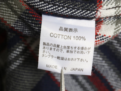 日本製 フラットヘッド チェック ヘビー フランネル シャツ メンズ M 古着 ネルシャツ チンスト マチ付き ヴィンテージ モデル 長袖シャツ