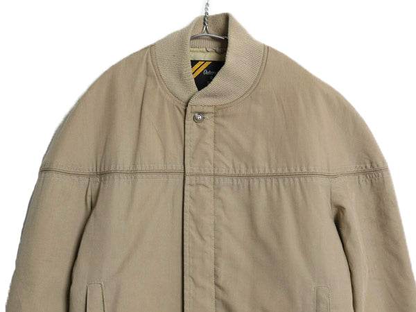 70s シアーズ ダービー ジャケット メンズ M 小さめ S 程 ヴィンテージ  中綿 キルティング ライナー付き カップショルダー スイングトップ