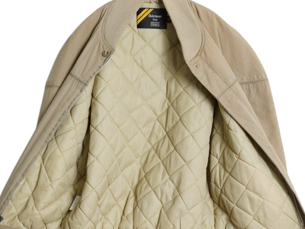 70s シアーズ ダービー ジャケット メンズ M 小さめ S 程 ヴィンテージ  中綿 キルティング ライナー付き カップショルダー スイングトップ